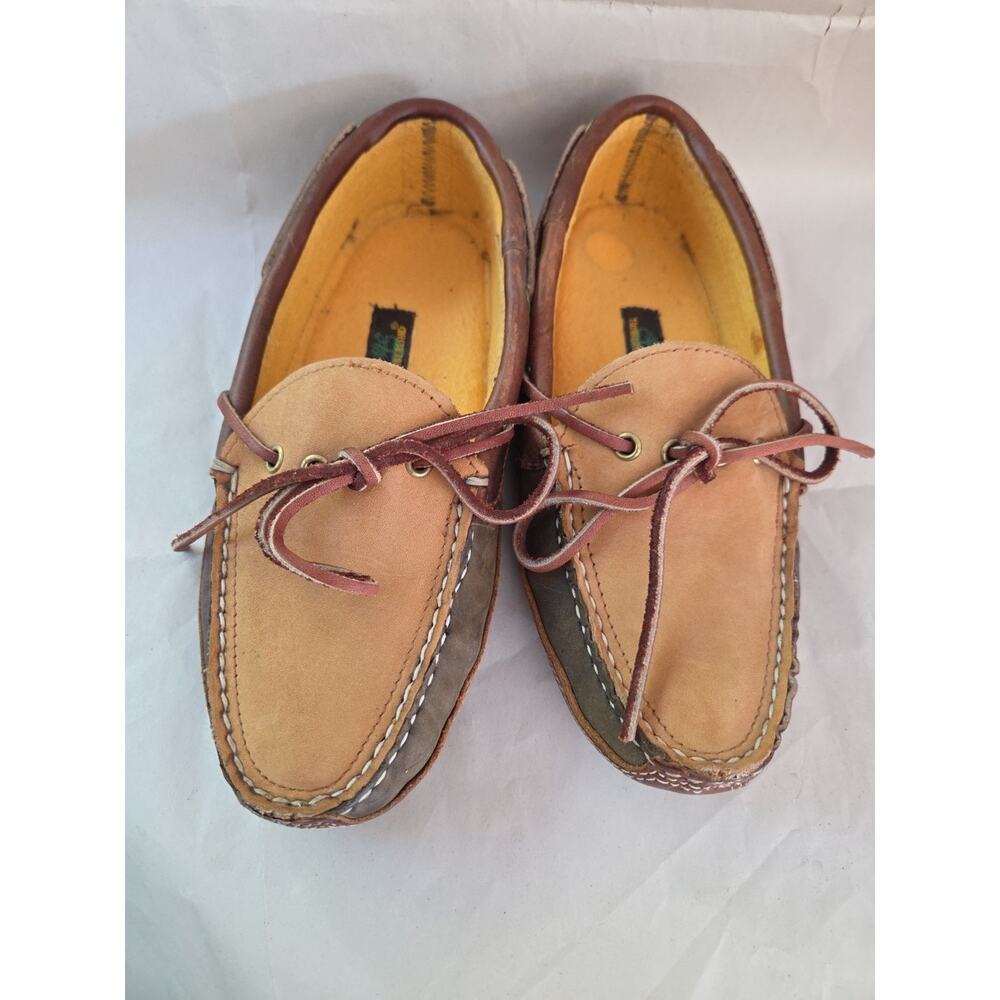 Very Rare Timberland Woman's Indoor Sleepers Nubuck/Leather Size 6.5